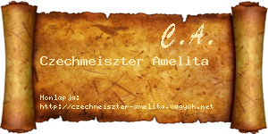 Czechmeiszter Amelita névjegykártya